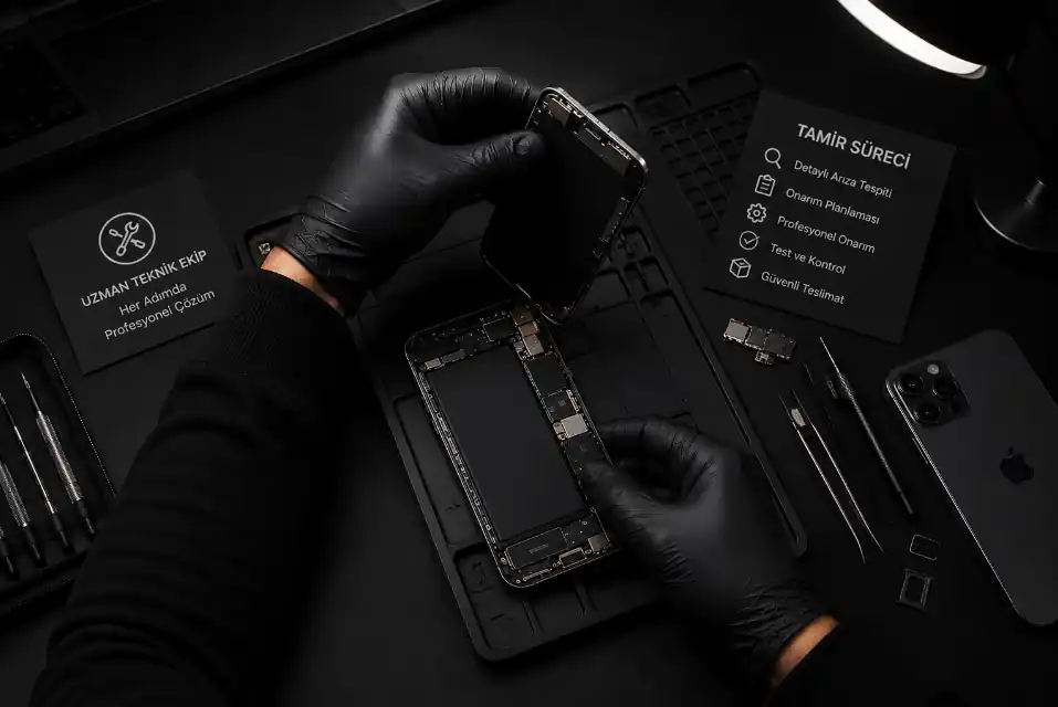 iphone tamir süreci