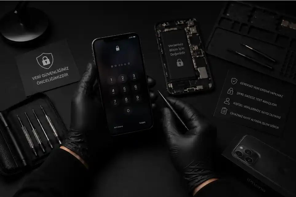 iphone tamir veri güvenliği