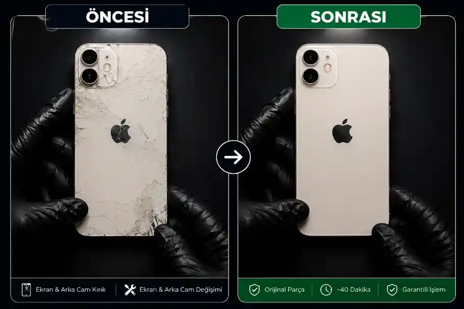 iPhone 12 arka cam değişimi
